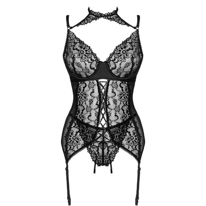 LIVCO CORSETTI FASHION GIELLANDRA Corset Y Panty Negro – Elegante Conjunto Para Comodidad Y Estilo