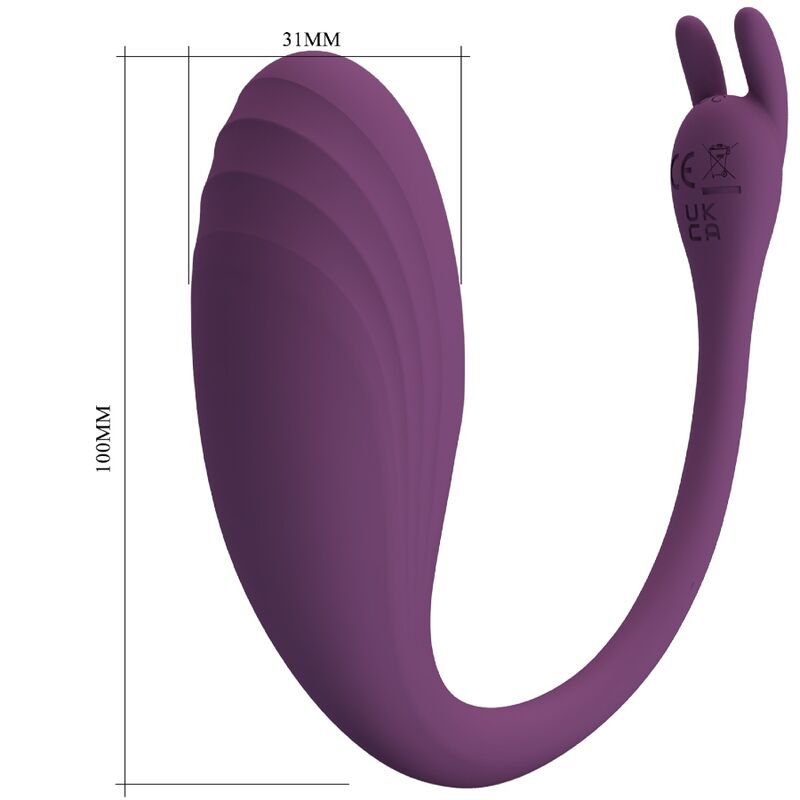 Pretty Love Catalina Vibratore Telecomandato Viola – Vibratore Ricaricabile con 12 Funzioni per un Piacere Discreto