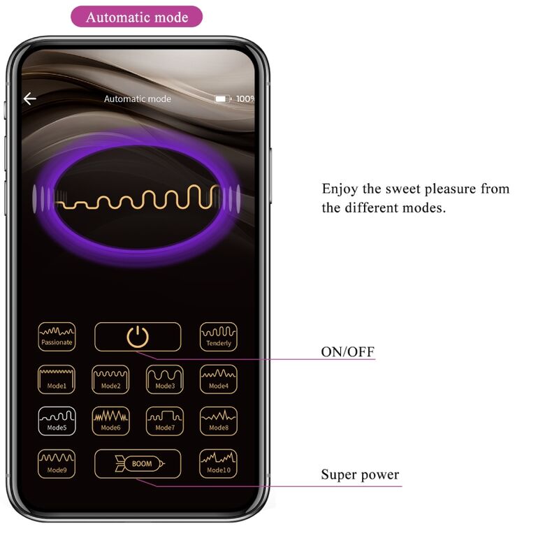 Pretty Love Catalina Vibratore Telecomandato Viola – Vibratore Ricaricabile con 12 Funzioni per un Piacere Discreto