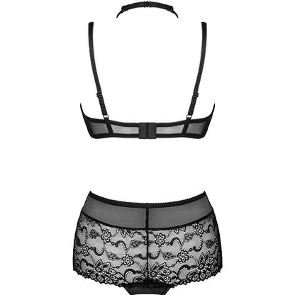 Livco Corsetti Fashion Sujetador Y Panty Negro – Conjunto Elegante Para Comodidad Y Estilo