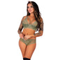 Comprar Livco Corsetti Fashion Pine LC 90667 Sujetador y Panty Khaki – Conjunto Elegante Con Diseño Confortable-Noxtic