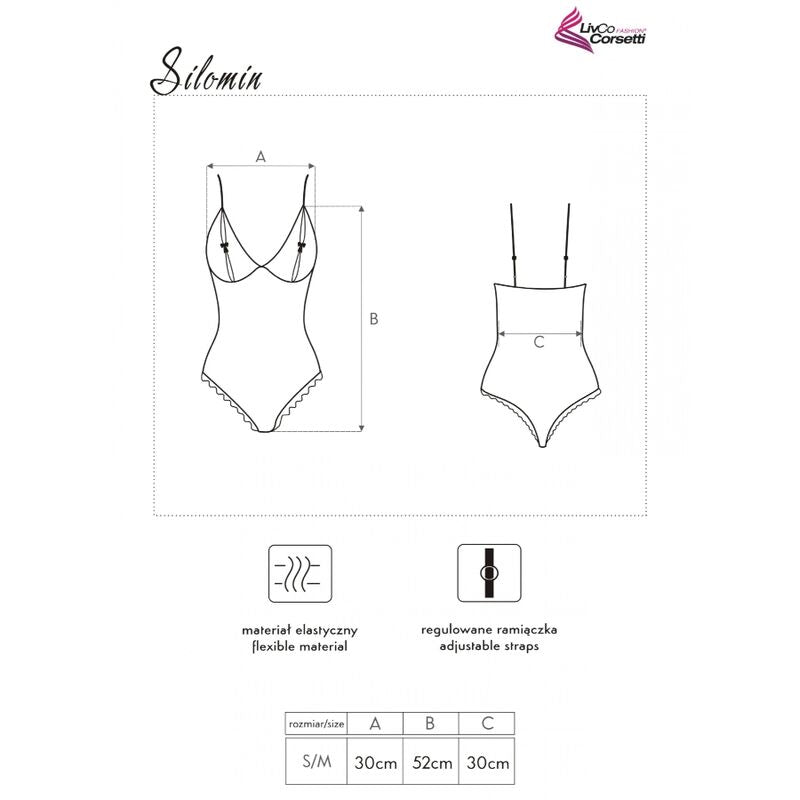 Comprar LIVCO Corsetti Fashion Silomin LC 1401 Body Con Bata Negra – Elegancia Y Comodidad Para Una Figura Resaltada-Noxtic