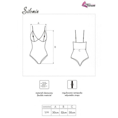 Comprar LIVCO Corsetti Fashion Silomin LC 1401 Body Con Bata Negra – Elegancia Y Comodidad Para Una Figura Resaltada-Noxtic