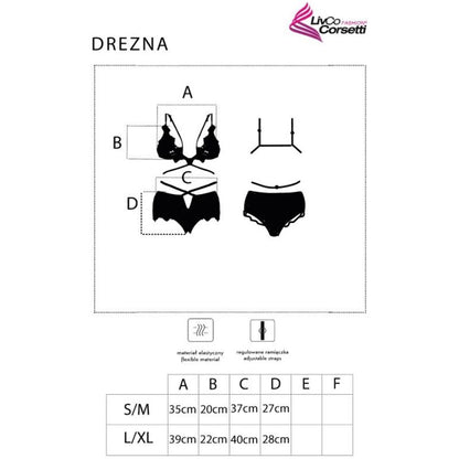 Comprar Livco Corsetti Fashion Drezna LC 90733 Sujetador y Panty Negro – Conjunto de Lencería Elegante y Confortable-Noxtic