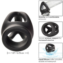 CALEXOTICS - ALPHA BLACK DOUBLE CAGE RING