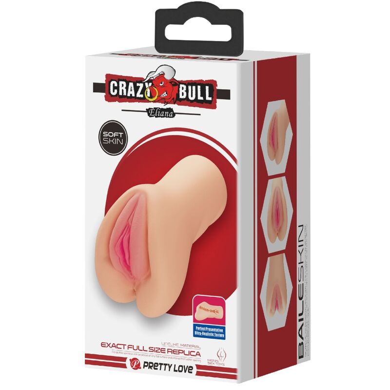 CRAZY BULL Eliana Estimulador De Placer – Textura Realista De TPR Para Sensaciones Inigualables