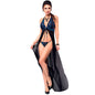 Comprar Chilirose CR 3856 Babydoll Largo Azul Y Negro S M – Diseño Elegante Y Seductor Para Mayor Confianza-Noxtic
