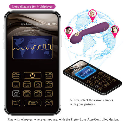 Comprar Pretty Love Hector Vibrador Lila – Control App Para Experiencia Personalizada-Noxtic