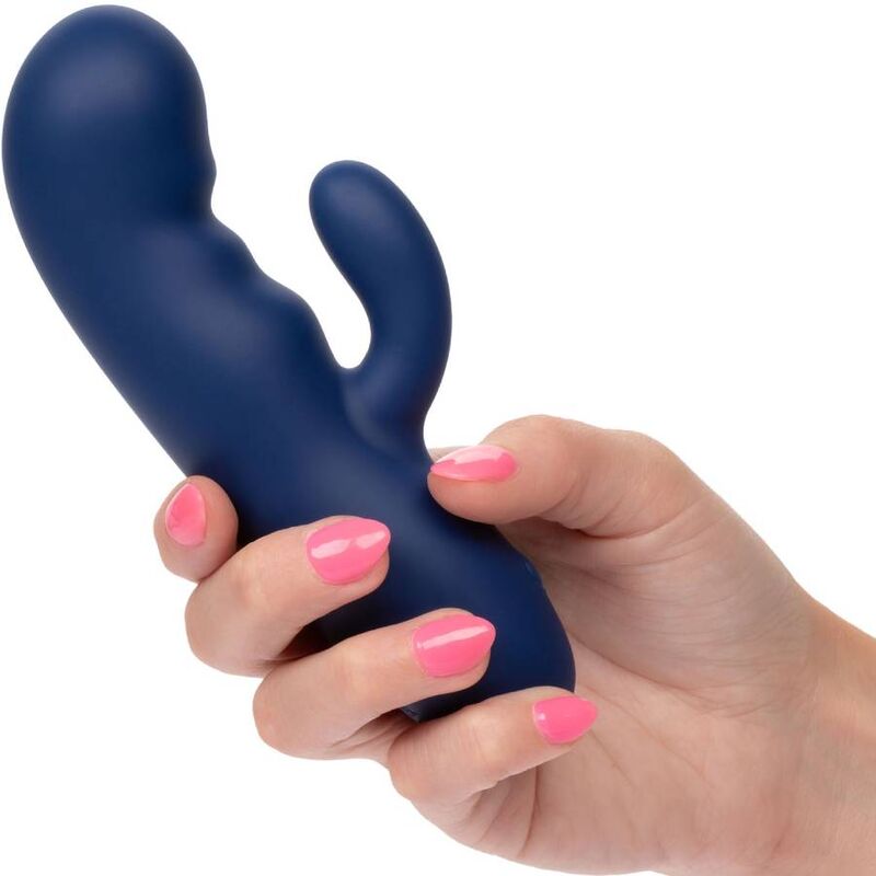 Comprar CALEXOTICS Cashmere Silk Duo Azul – Masajeador De Doble Motor Con Diseño Elegante-Noxtic