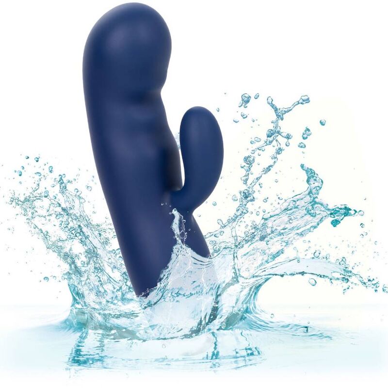 Comprar CALEXOTICS Cashmere Silk Duo Azul – Masajeador De Doble Motor Con Diseño Elegante-Noxtic
