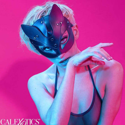 CALEXOTICS Euphoria Máscara De Gato – Diseño Elegante De Cuero Vegano Para Aumentar La Seducción