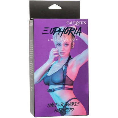 Comprar CALEXOTICS Arnés Halter Con Hebilla Negro – Diseño Elegante Para Libertad Sensorial-Noxtic