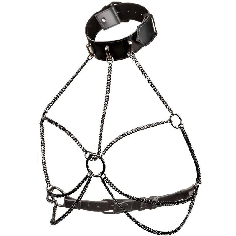 CALEXOTICS Euphoria Plus Size Chain Neck Harness – Design contemporaneo per la libertà sensoriale
