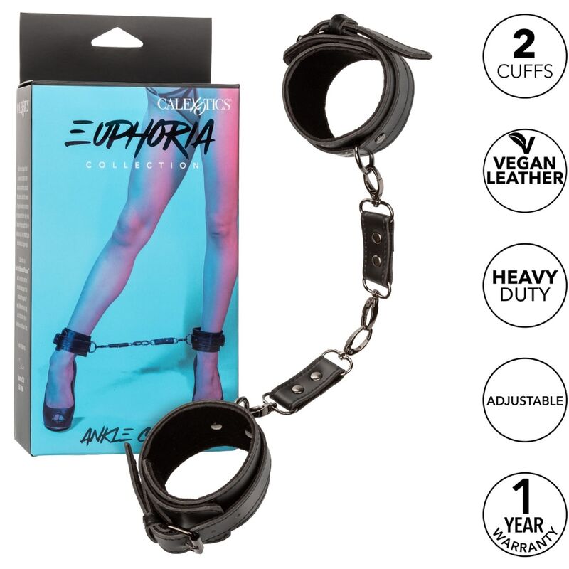 Comprar CALEXOTICS Euphoria Esposas Para Tobillos – Accesorio Elegante Para Exploración Sensorial-Noxtic