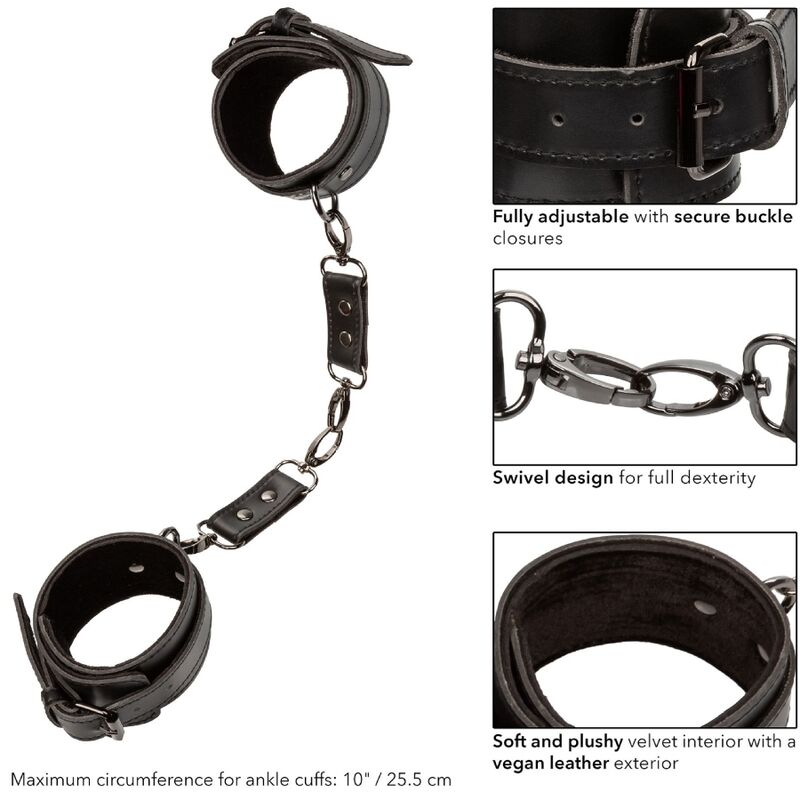 Comprar CALEXOTICS Euphoria Esposas Para Tobillos – Accesorio Elegante Para Exploración Sensorial-Noxtic