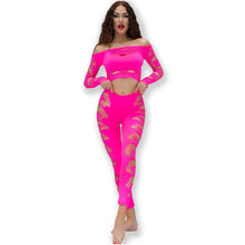 Comprar CHILIROSE CR 4632 Top Y Pantalón Fucsia – Conjunto Sin Costuras Con Estilo Moderno Y Comodidad Diaria-Noxtic