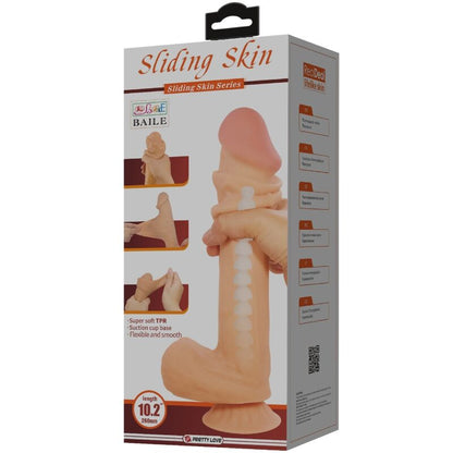 Pretty Love Sliding Skin Dildo – Design realistico con ventosa per un uso versatile