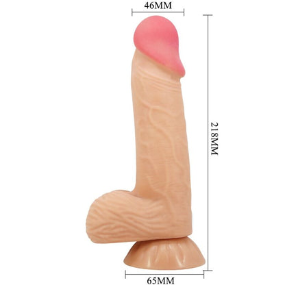 Dildo Pretty Love Sliding Skin Series – Design realistico con ventosa per un uso versatile