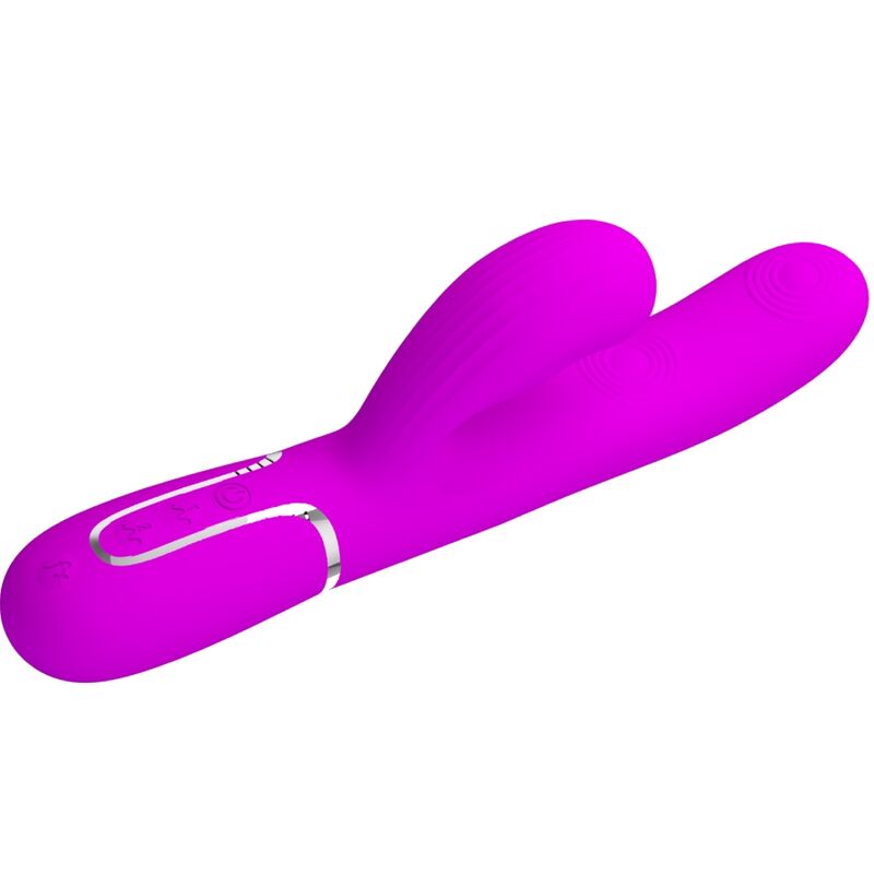 PRETTY LOVE Perlita Vibrador Multifuncional Violeta – Experiencia Única Con 7 Modos de Golpe