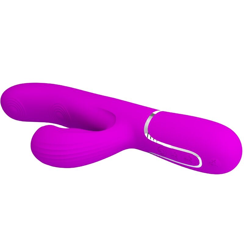 PRETTY LOVE Perlita Vibrador Multifuncional Violeta – Experiencia Única Con 7 Modos de Golpe
