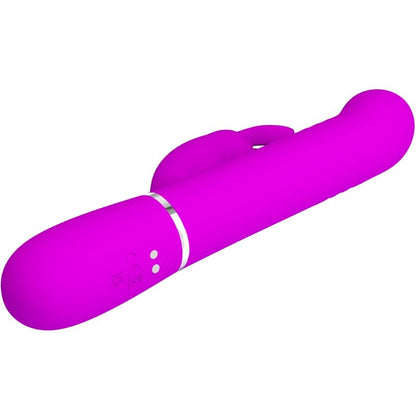 PRETTY LOVE Vibrador Coale Rabbit Perlas Violeta – Estimulador Con Diseño Elegante Para Placer Sensorial