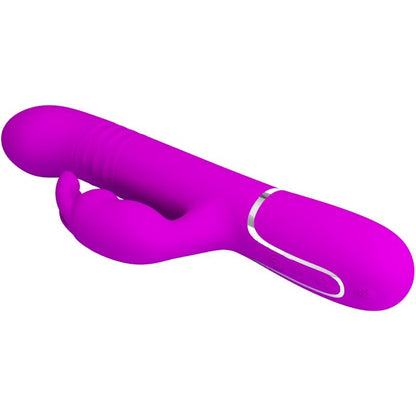 PRETTY LOVE Vibrador Coale Rabbit Perlas Violeta – Estimulador Con Diseño Elegante Para Placer Sensorial