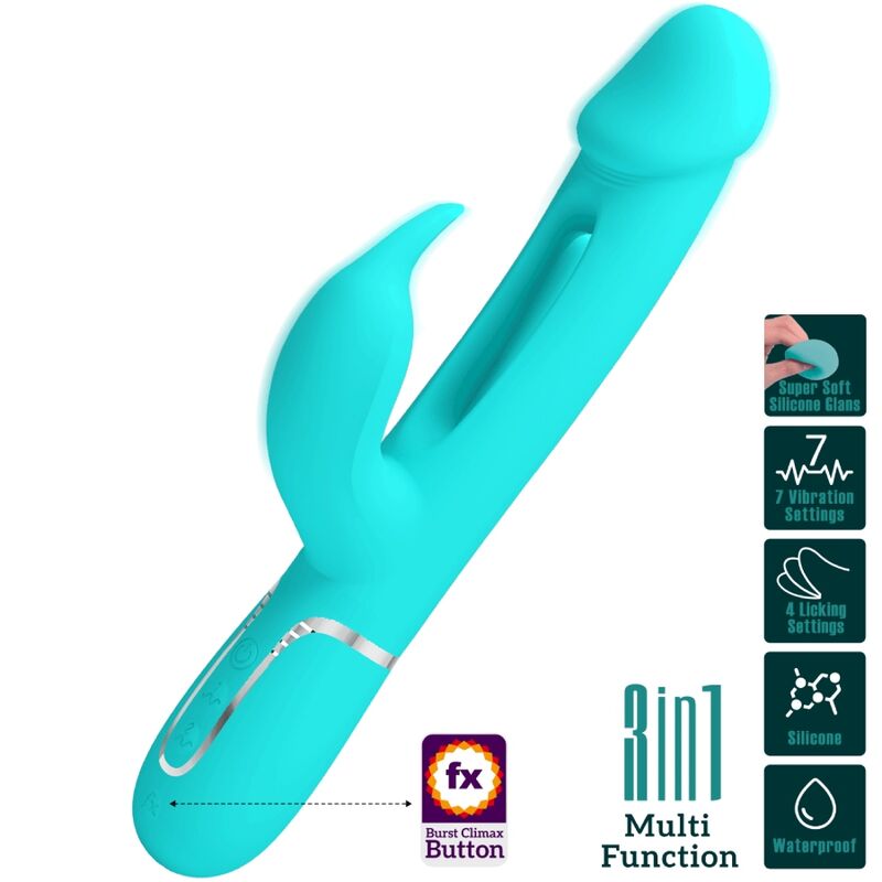 Comprar Pretty Love Kampas Vibrador Rabbit 3 En 1 – Vibrador Multifuncional Con Dos Motores Potentes-Noxtic