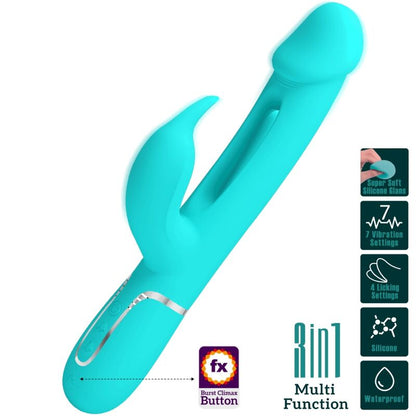 Comprar Pretty Love Kampas Vibrador Rabbit 3 En 1 – Vibrador Multifuncional Con Dos Motores Potentes-Noxtic