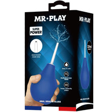 MR PLAY Ducha Anal Blue Super Power – Limpieza Efectiva Con Diseño Ergonomico