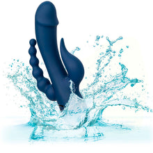 Comprar CALEXOTICS Vibrador Triple Acción Azul – Masajeador Recargable Con Diseño Innovador-Noxtic