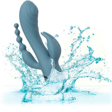 Comprar CALEXOTICS Vibrador Triple Éxtasis Gris – Masajeador Recargable Con Potente Triple Acción-Noxtic