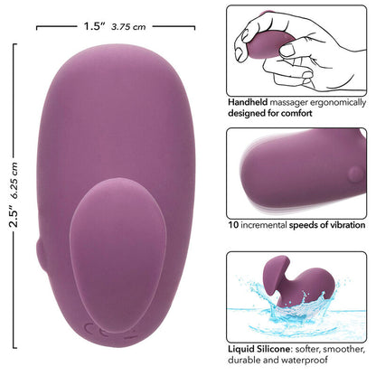 CALEXOTICS Mod Touch Estimulador Morado – Masajeador Ergonómico Para Experiencia Confortable