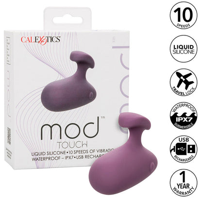 CALEXOTICS Mod Touch Estimulador Morado – Masajeador Ergonómico Para Experiencia Confortable