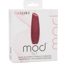 CALEXOTICS Mod Tilt Estimulador Rojo – Vibrador Recargable Con Diseño Ergonómico Para Placer Sensorial