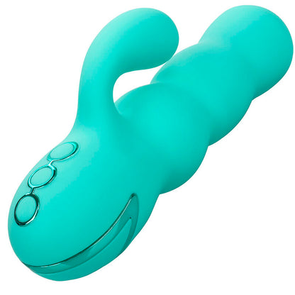 Comprar CALEXOTICS Del Mar Diva Vibrador Rabbit Verde Agua – Vibrador Recargable Con Diseño Lúdico Y Funcionalidad Mejorada-Noxtic