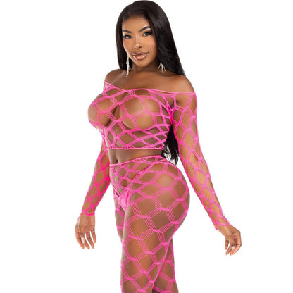 Leg Avenue Top Y Leggins Hardcore Verde – Conjunto Ajustado Con Estilo Moderno Y Comodidad Diaria