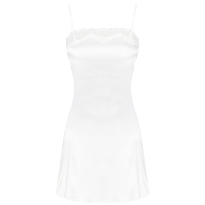 LIVCO CORSETTI FASHION Jacqueline LC 90249 Crudo – Conjunto Elegante Con Bata Camisa Y Panty Para Comodidad Diaria