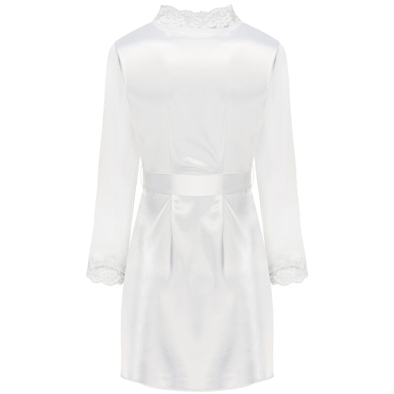 LIVCO CORSETTI FASHION Jacqueline LC 90249 Crudo – Conjunto Elegante Con Bata Camisa Y Panty Para Comodidad Diaria