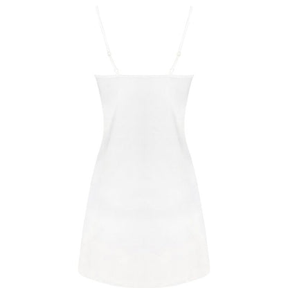 LIVCO CORSETTI FASHION Jacqueline LC 90249 Crudo – Conjunto Elegante Con Bata Camisa Y Panty Para Comodidad Diaria