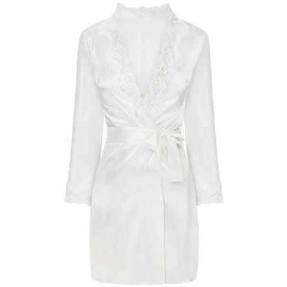 LIVCO CORSETTI FASHION Jacqueline LC 90249 Crudo – Conjunto Elegante Con Bata Camisa Y Panty Para Comodidad Diaria