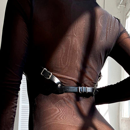 Comprar SUBBLIME Arnés De Pecho Cuero Negro Talla Única – Diseño Elegante Para Realzar Tu Figura-Noxtic