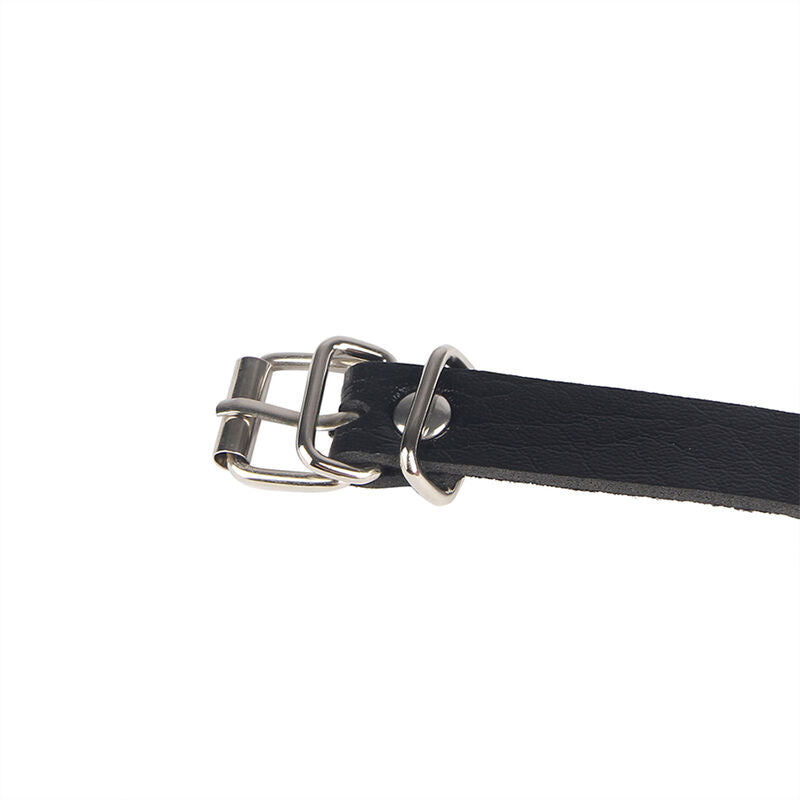 Comprar SUBBLIME Cinturón De Cadenas Anillas Cuero Negro – Diseño Elegante Para Un Toque Audaz-Noxtic