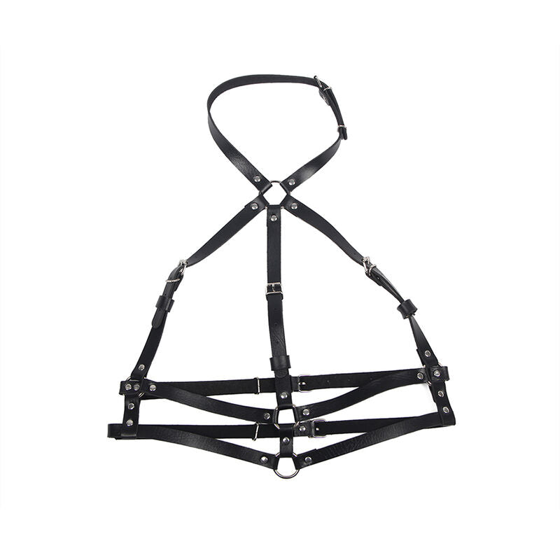 Comprar SUBBLIME Arnés De Pecho Con Anillas De Cuero Negro – Diseño Elegante Para Comodidad Y Estilo-Noxtic