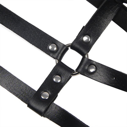 Comprar SUBBLIME Arnés De Pecho Con Anillas De Cuero Negro – Diseño Elegante Para Comodidad Y Estilo-Noxtic