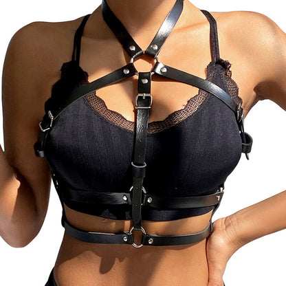 Comprar SUBBLIME Arnés De Pecho Con Anillas De Cuero Negro – Diseño Elegante Para Comodidad Y Estilo-Noxtic