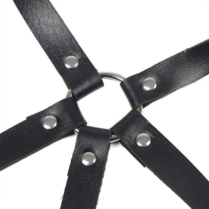 Comprar SUBBLIME Arnés De Pecho Con Anillas De Cuero Negro – Diseño Elegante Para Comodidad Y Estilo-Noxtic