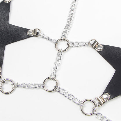 Comprar SUBBLIME Arnés Cuerpo Entero Estrella – Diseño Elegante Con Detalles En Cadena Para Mayor Confianza-Noxtic