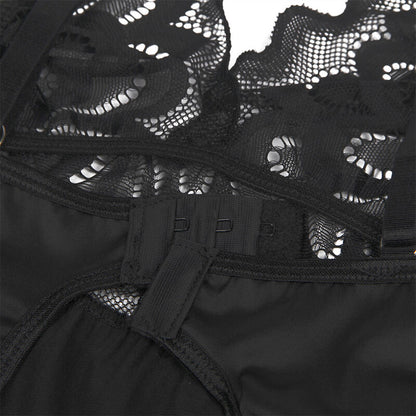 SUBBLIME Babydoll Floral Negro S M – Diseño Elegante Para Momentos De Intimidad