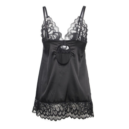 SUBBLIME Babydoll Floral Negro S M – Diseño Elegante Para Momentos De Intimidad