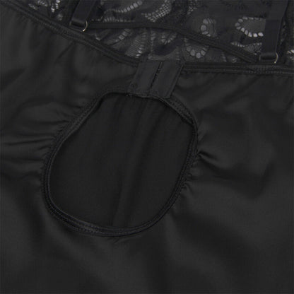 SUBBLIME Babydoll Floral Negro S M – Diseño Elegante Para Momentos De Intimidad